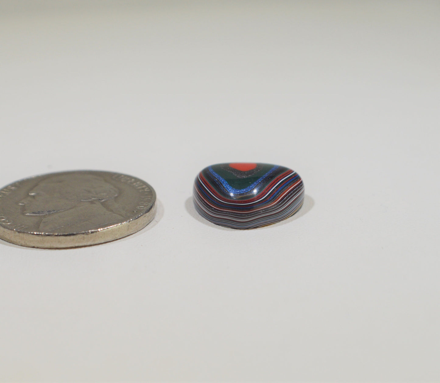 Fordite Cabochon, Fordite, Triangle Cabochon, Polished Fordite, Cabochon, Jewelry Making, Wire Wrapping, Loose Gemstone, Gemstone