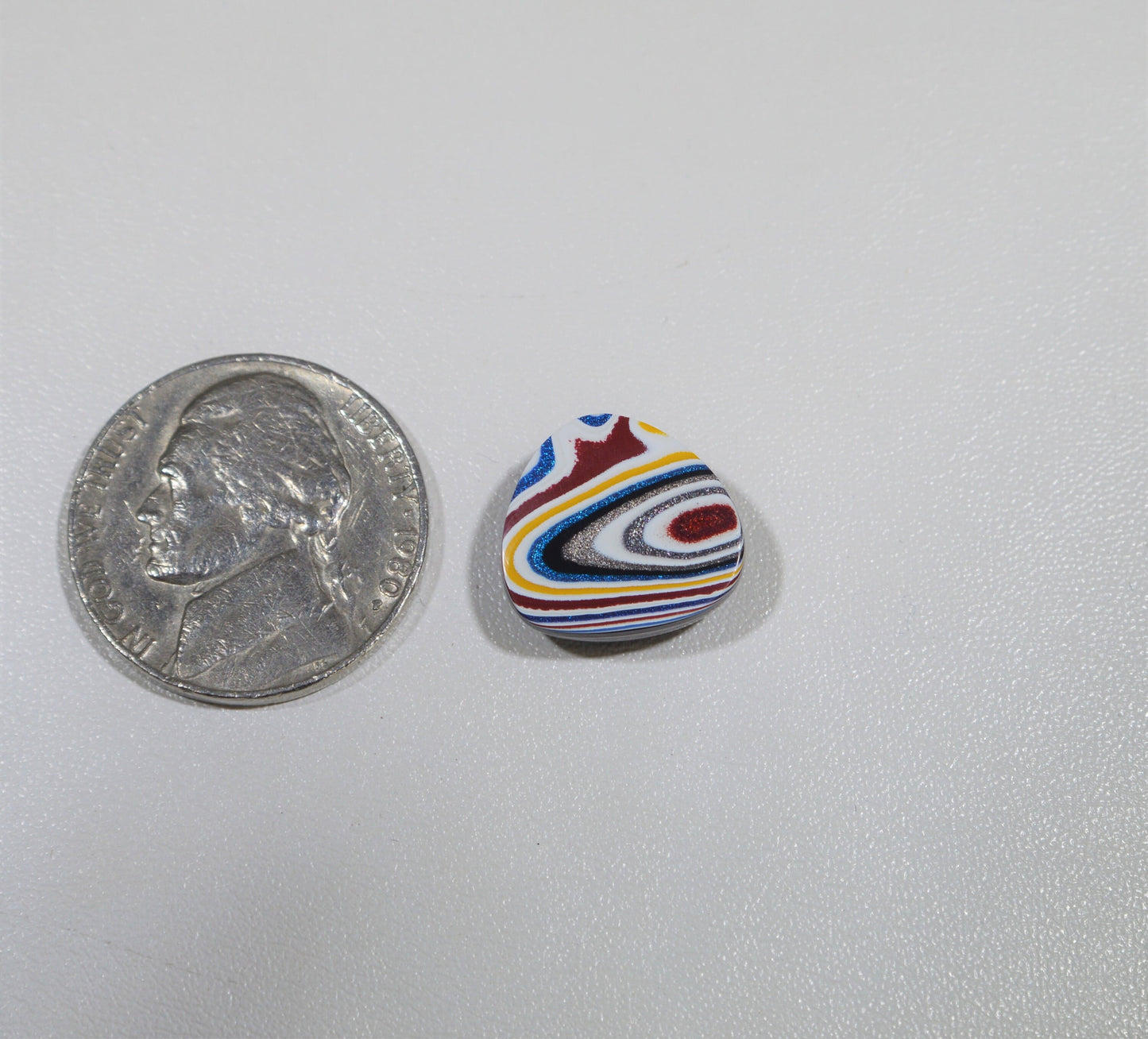 Fordite Cabochon, Fordite, Triangle Cabochon, Polished Fordite, Cabochon, Jewelry Making, Wire Wrapping, Loose Gemstone, Gemstone