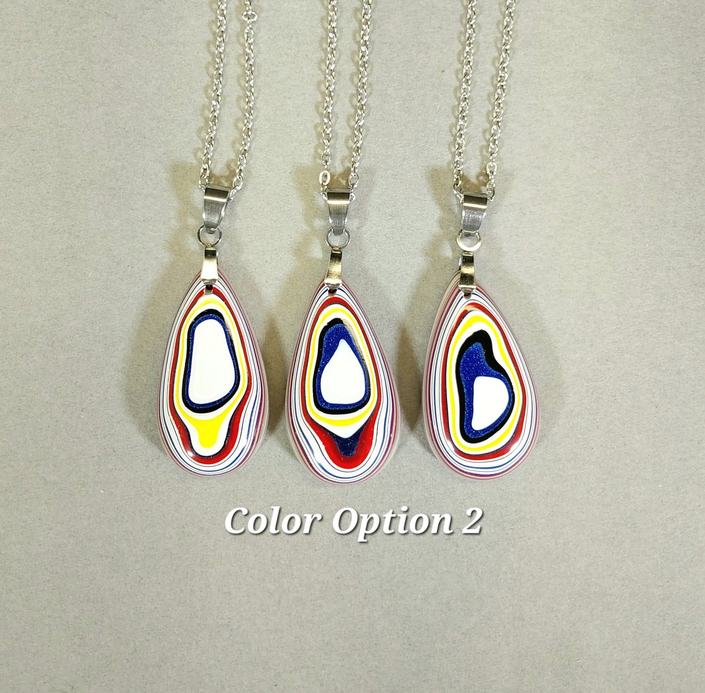 Fordite Necklaces Choose Your Color Option