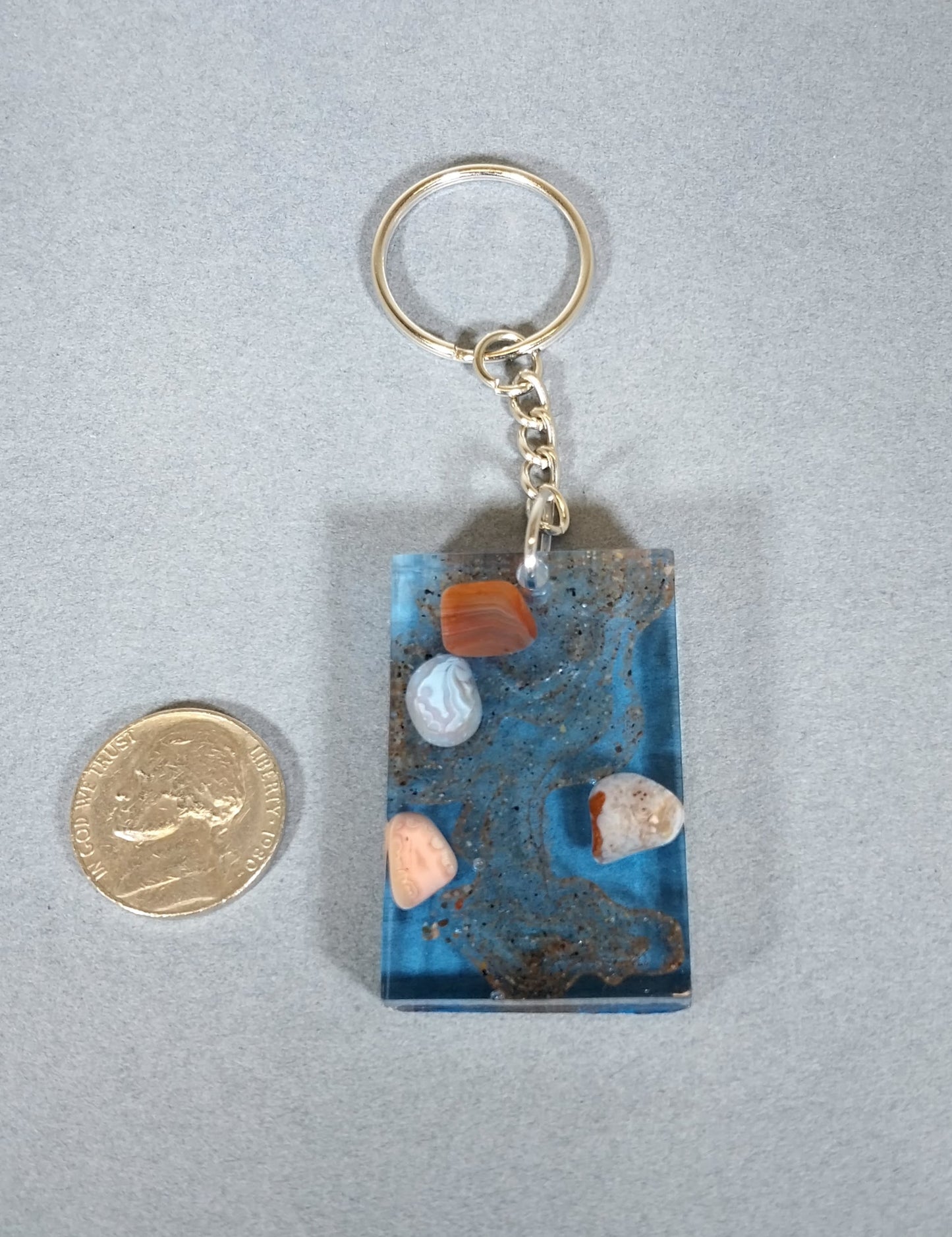 Lake Superior Agate Keychains, Your Pick! W/O