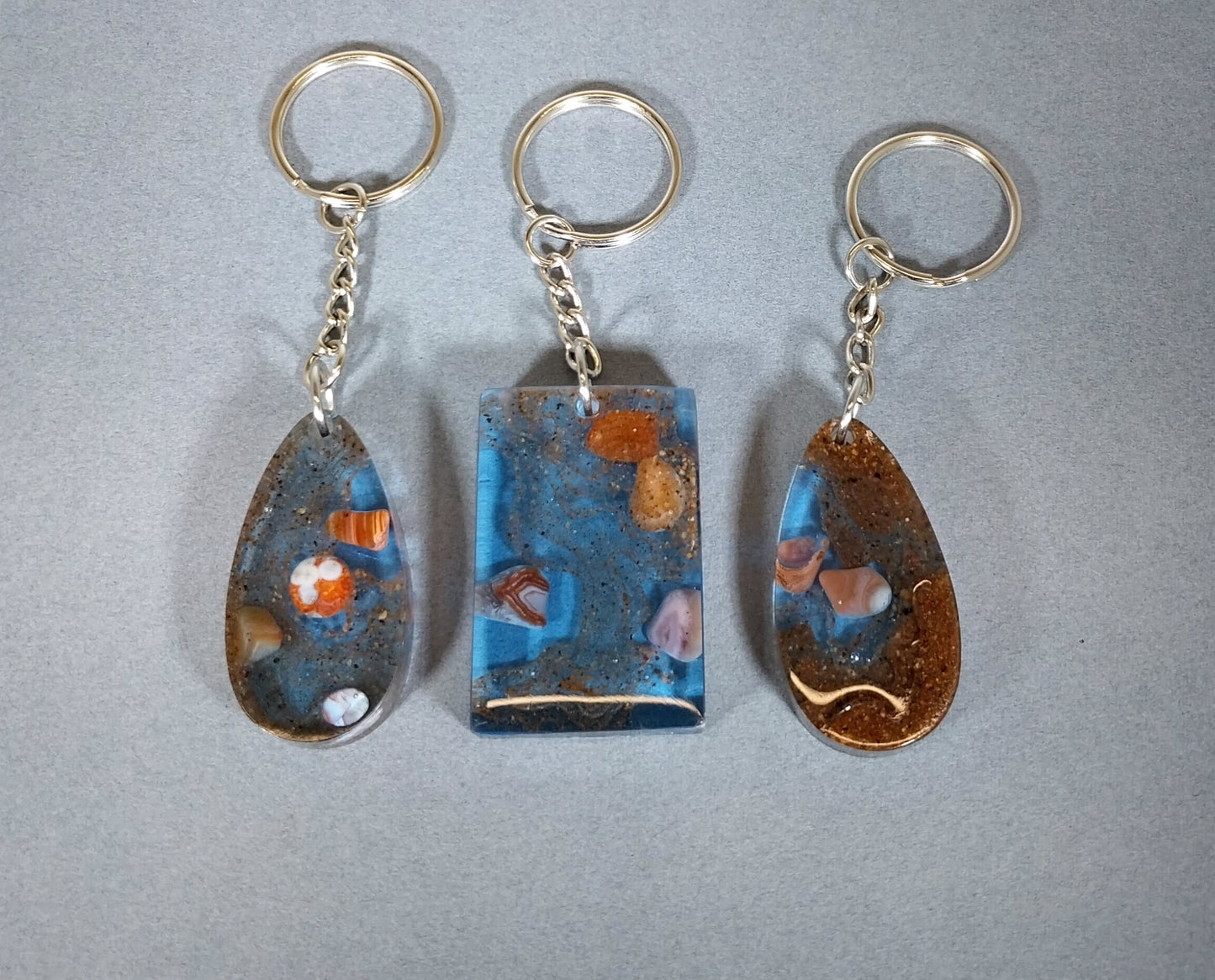 Lake Superior Agate Keychains, Your Pick! W/O