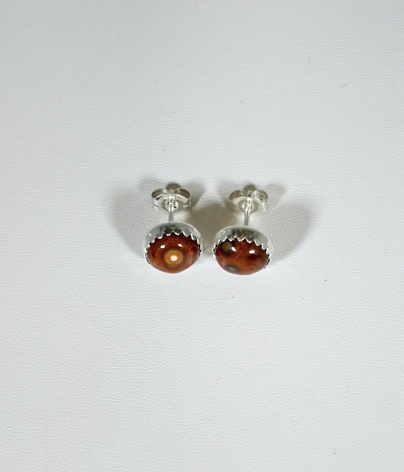 Ocean Jasper Earring, Silver Solid 925, Ocean Jasper Post Earring, Ocean Jasper Stud Earring, Orbicular Jasper Earring, Jasper Earrings