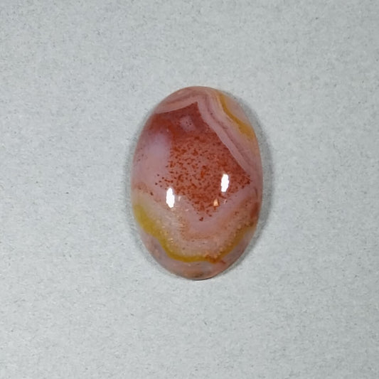 Agate Cabochon, Red Hot Geode Agate Mexico, Agate Cab