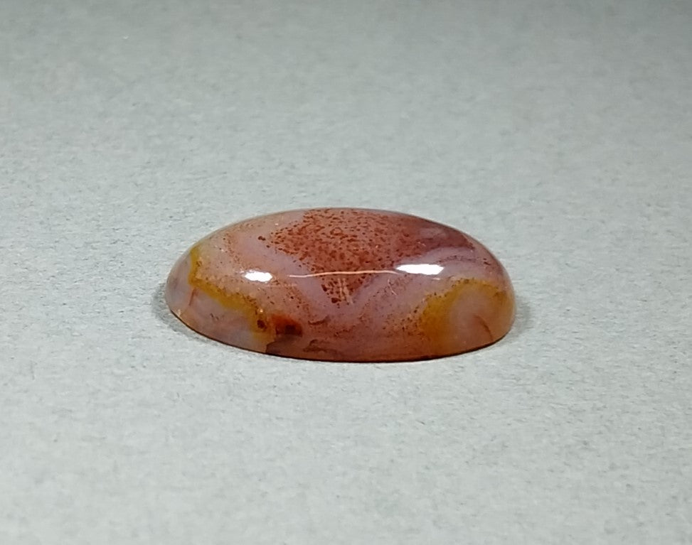 Agate Cabochon, Red Hot Geode Agate Mexico, Agate Cab