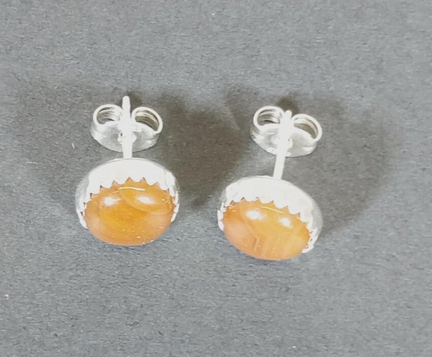 Lake Superior Agate Earring, Silver Solid Sterling 925, Agate Silver Earring, Agate Earring, Lake Superior Jewelry, Minnesota Agate Earring