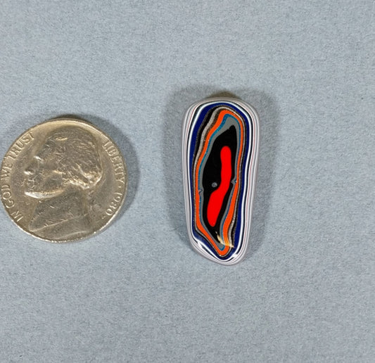 Fordite Cabochon, Polished Fordite, Happy Agate Studio, EB65