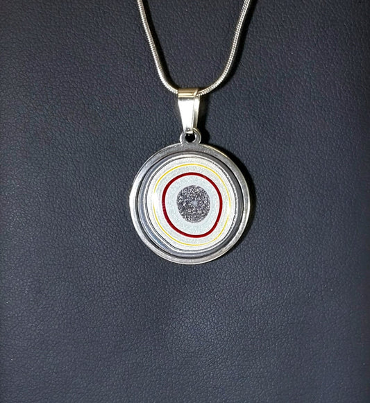 Fordite Necklace, St. Paul Fordite, Minnesota Fordite, Chain Included, Fordite Jewelry, Fordite Pendant