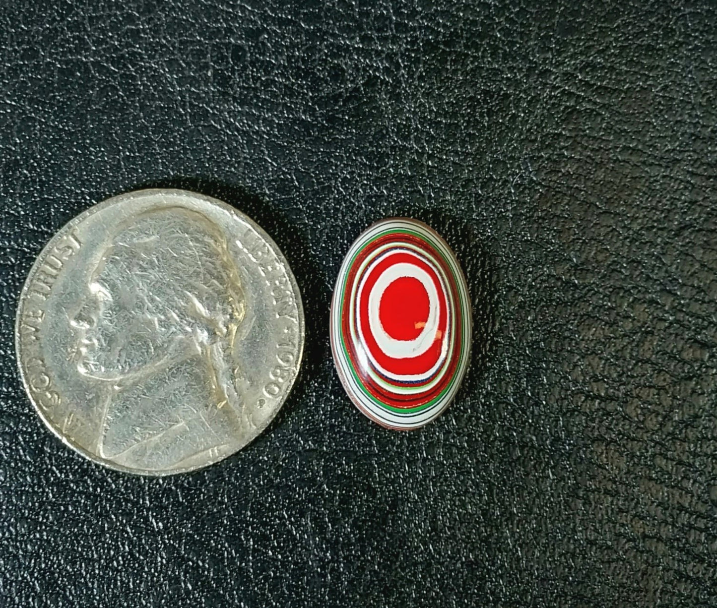 Fordite Cabochon, Ring Stone, SMALL Oval, EB63