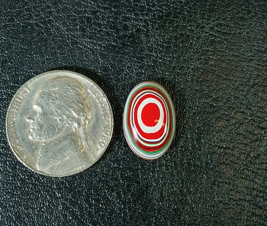 Fordite Cabochon, Ring Stone, SMALL Oval, EB63