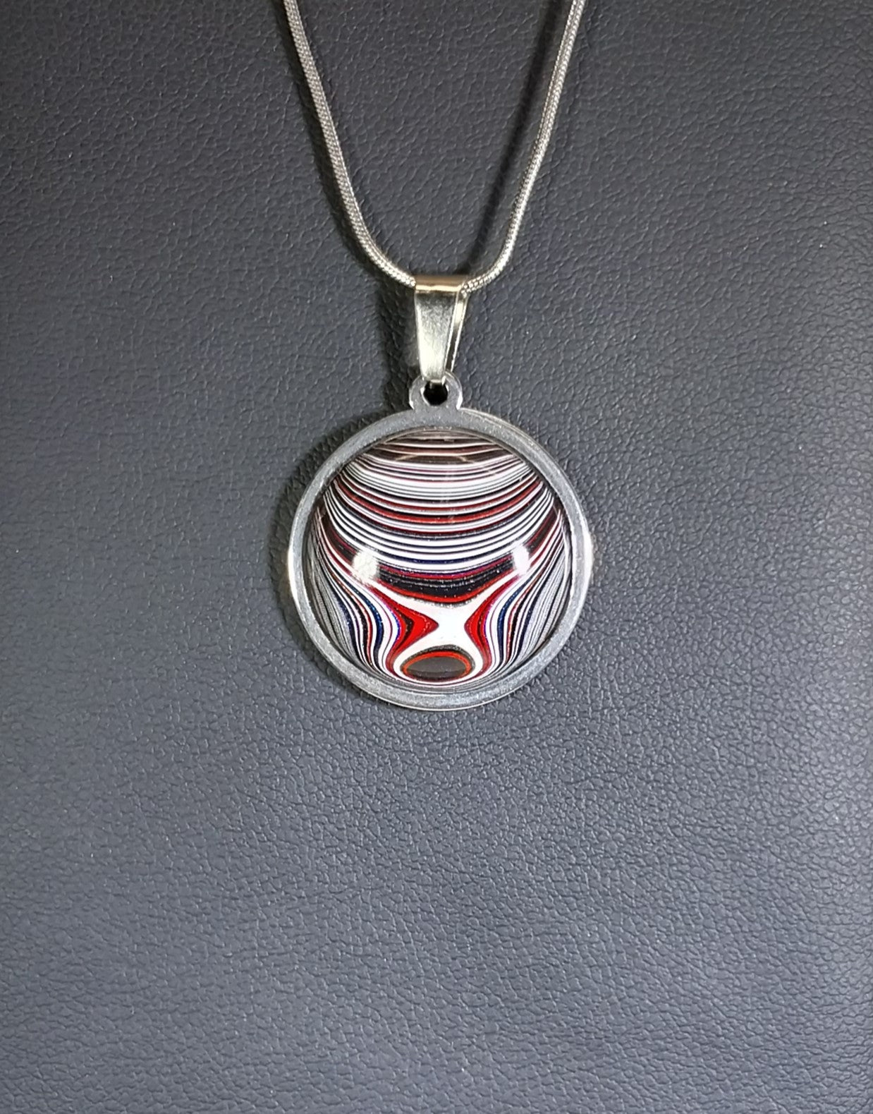 Michigan Fordite Necklace, Car Paint Jewelry, W/O