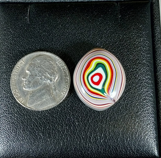 Fordite Cabochon, Semi Truck Type