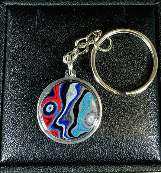 Fordite Keychain, Car Gift, Fordite, EB81