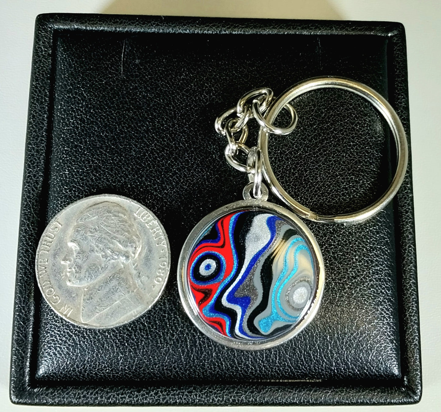 Fordite Keychain, Car Gift, Fordite, EB81