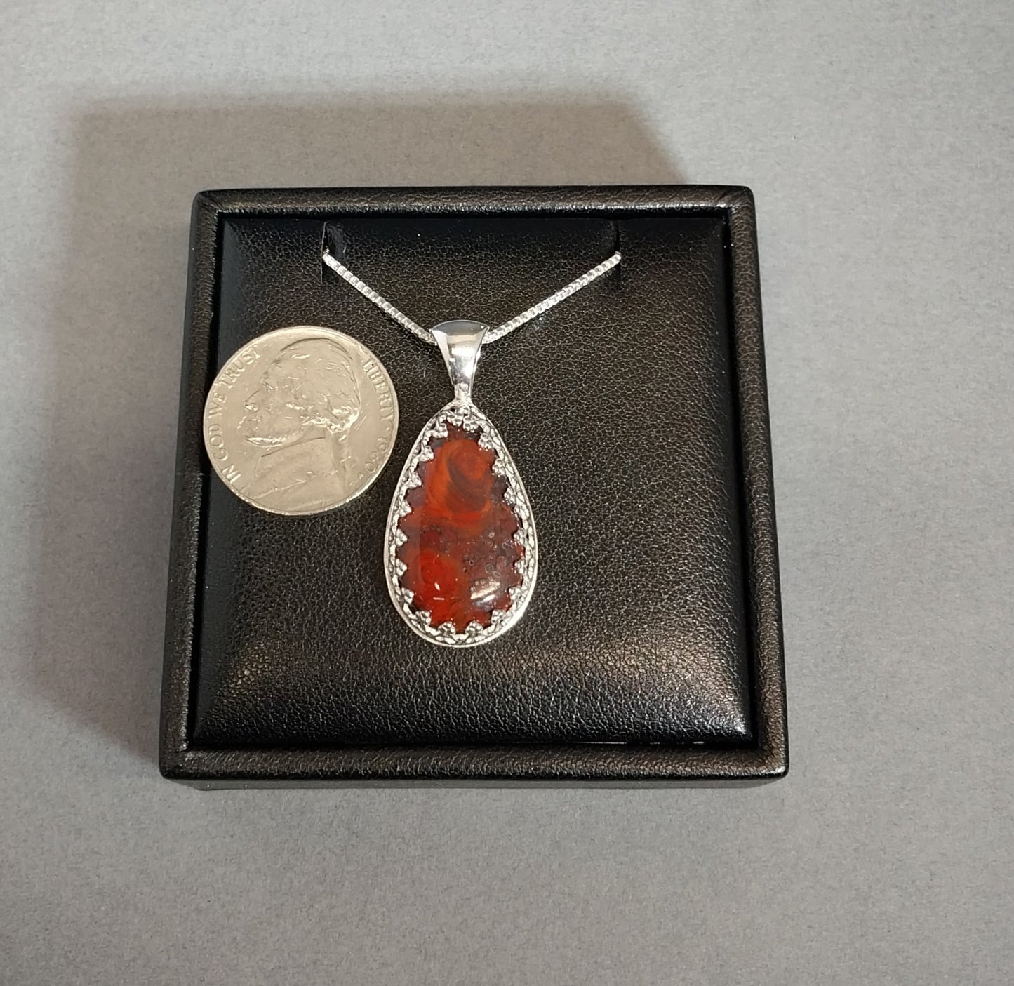 Stunning Mary Ellen Jasper Necklace in Sterling Silver