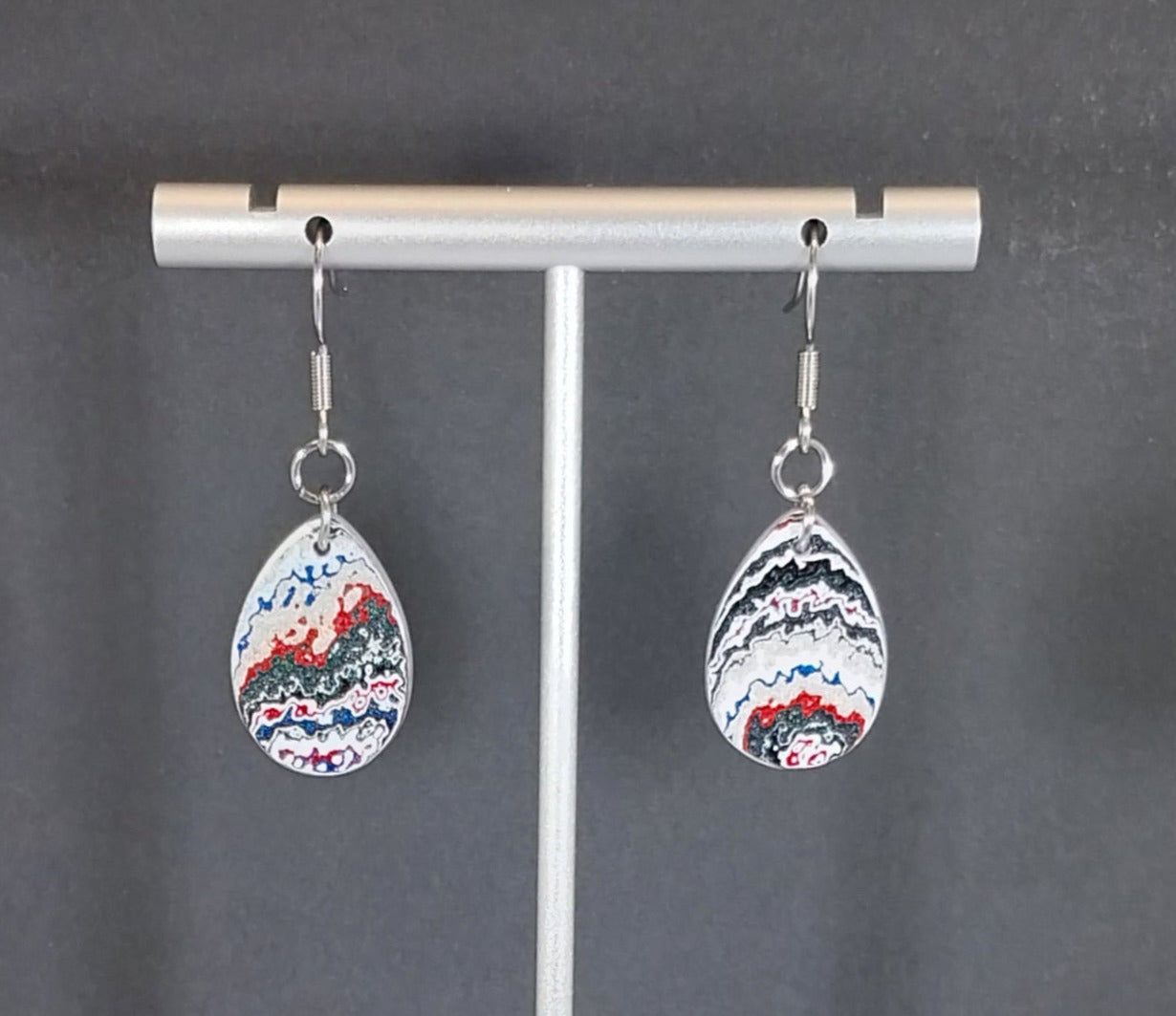 Fordite Earring Surgical Steel EB81