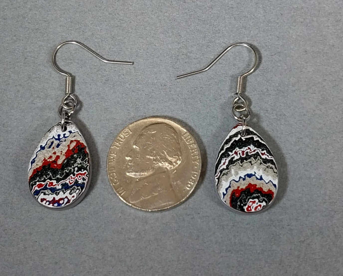 Fordite Earring Surgical Steel EB81