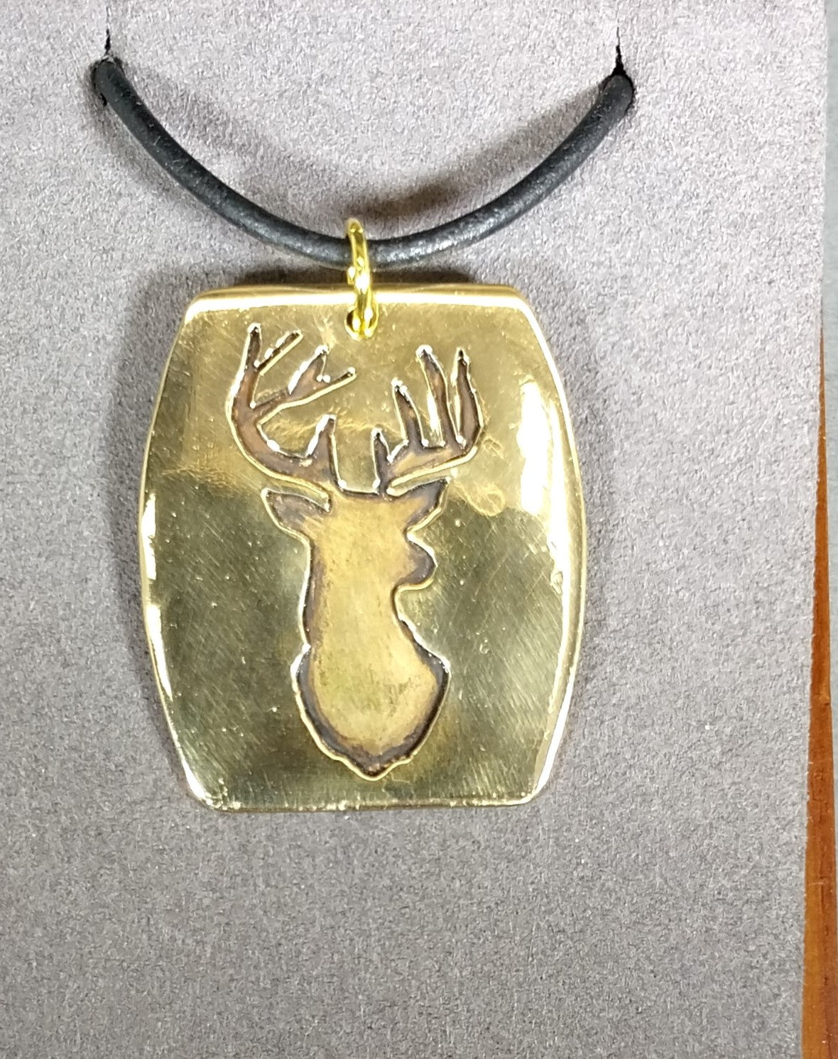 Whitetail Deer Necklace Handmade W/O