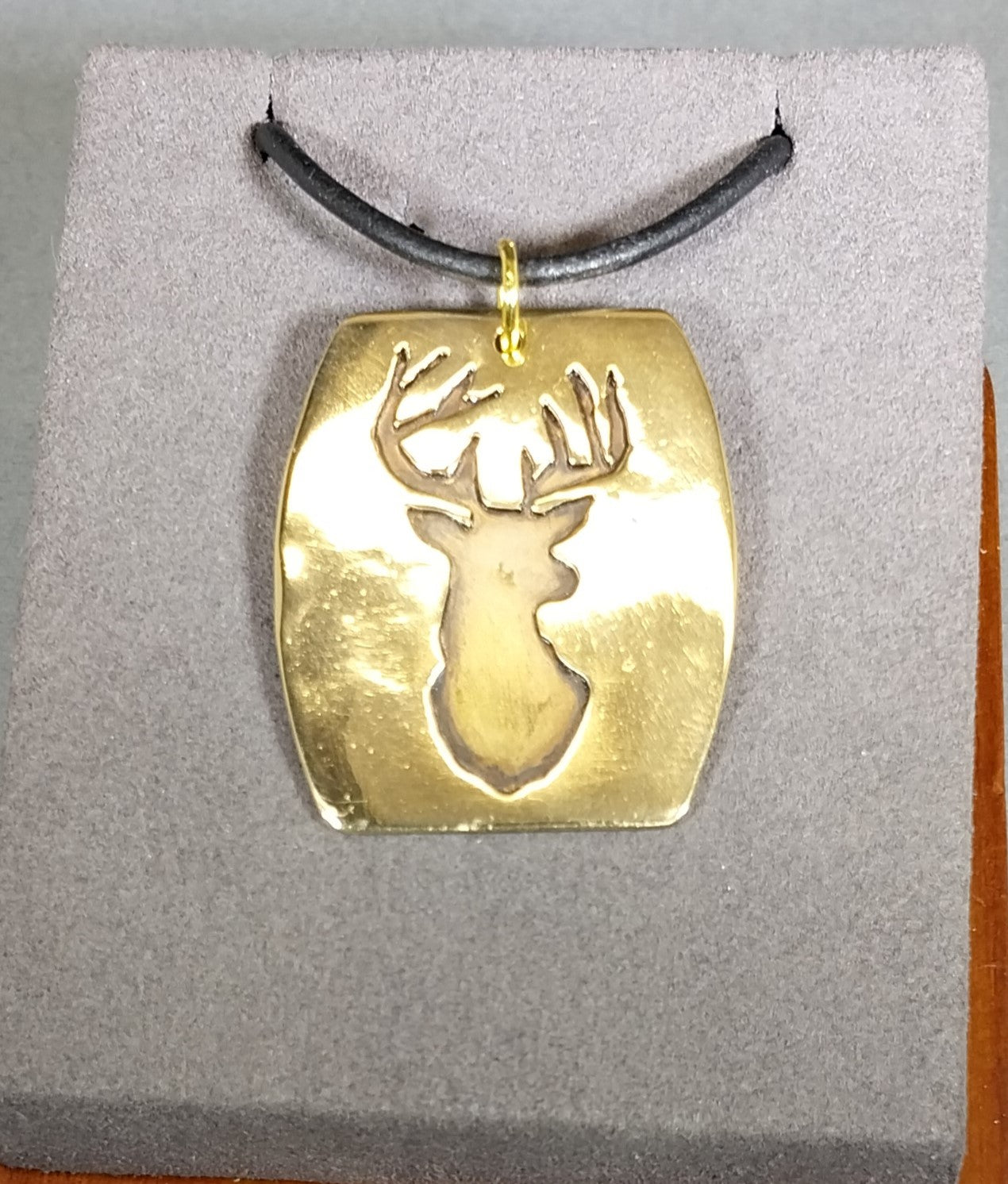 Whitetail Deer Necklace Handmade W/O