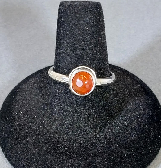 Lake Superior Agate Ring Size 8 UP MI Eye Agate