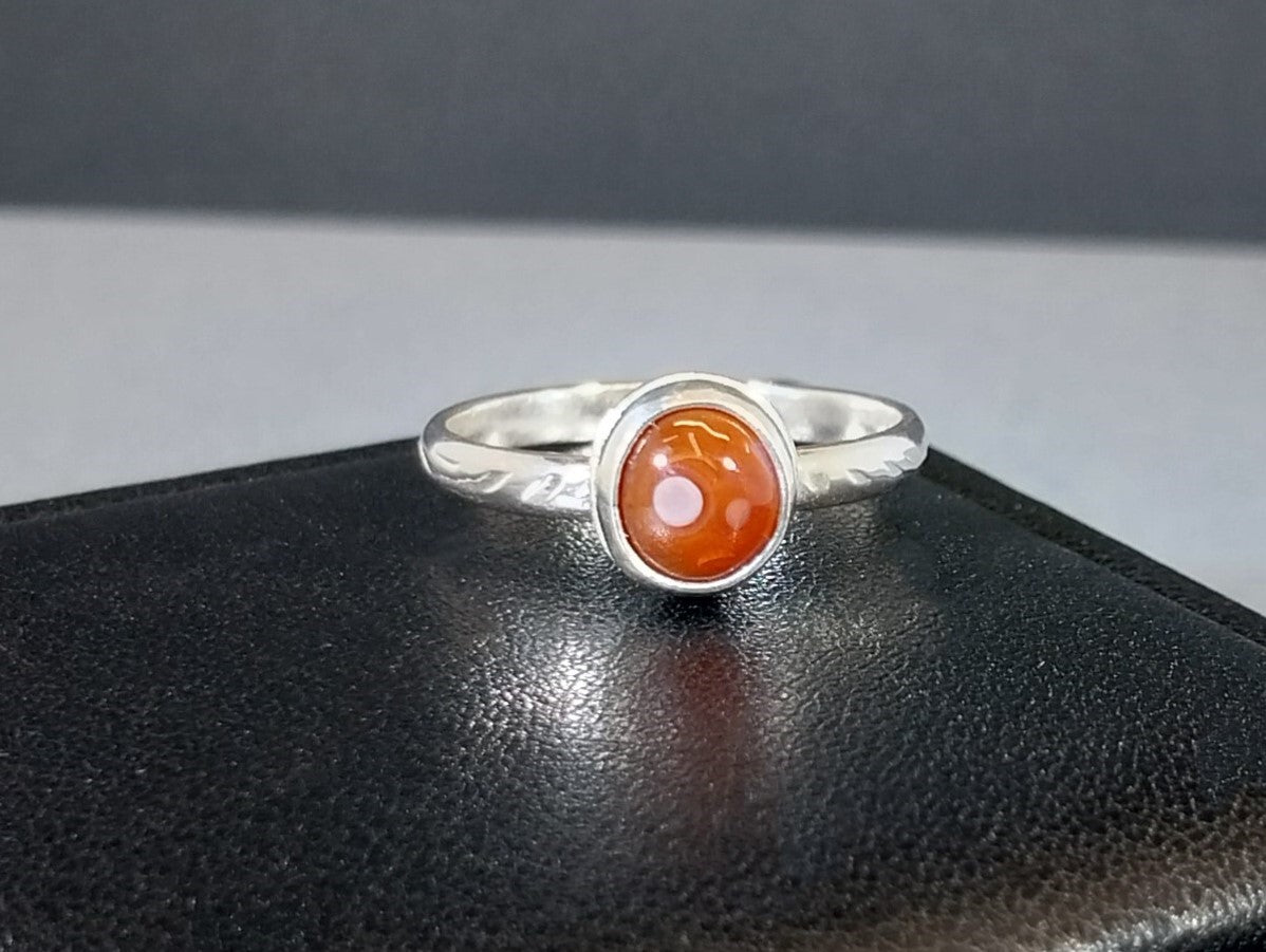 Lake Superior Agate Ring Size 8 UP MI Eye Agate