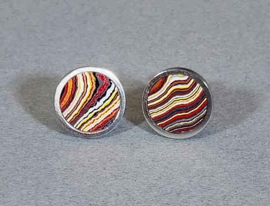 Fordite Earring set Vette Fordite from Bowling Green KY