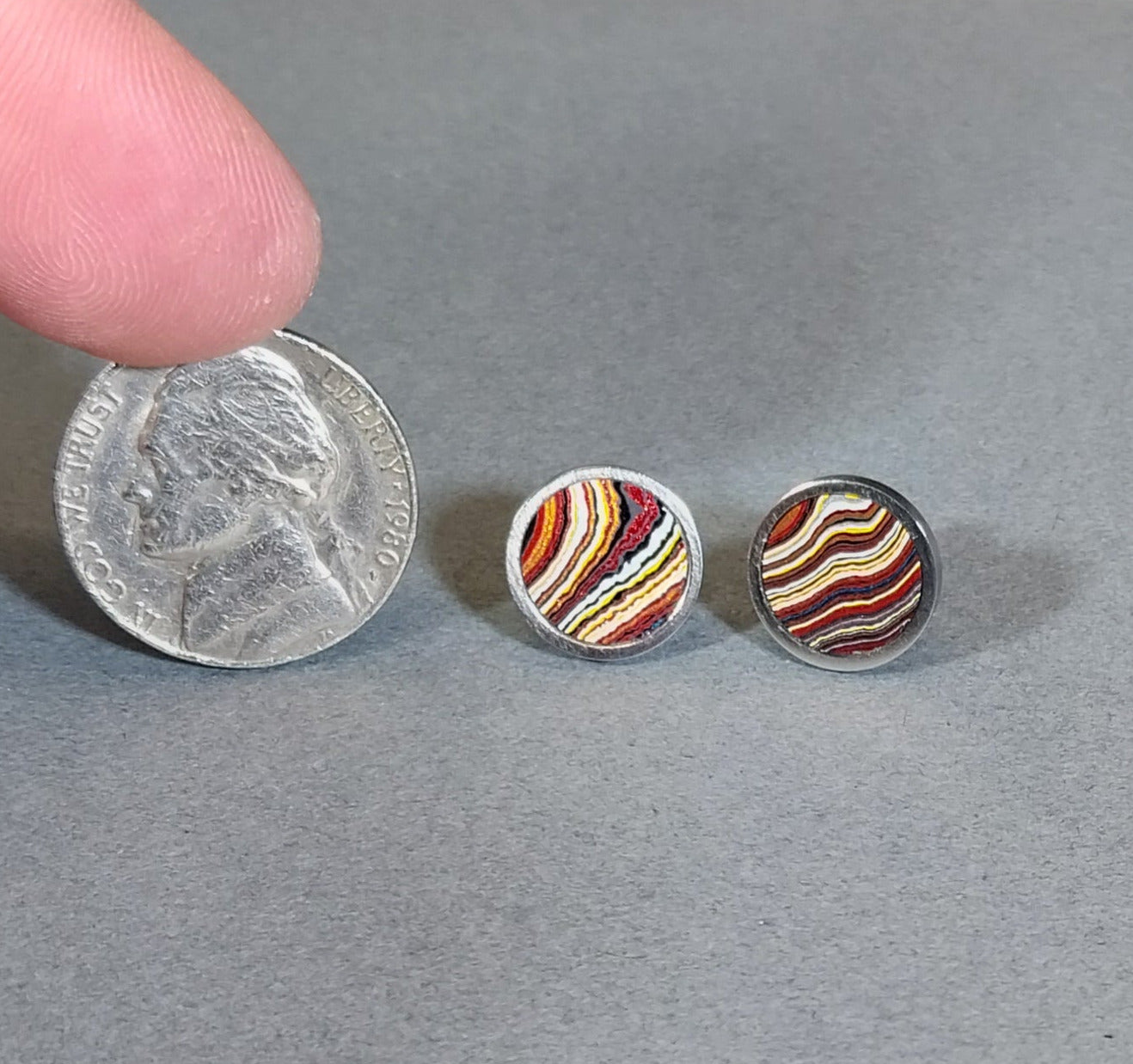 Fordite Earring set Vette Fordite from Bowling Green KY