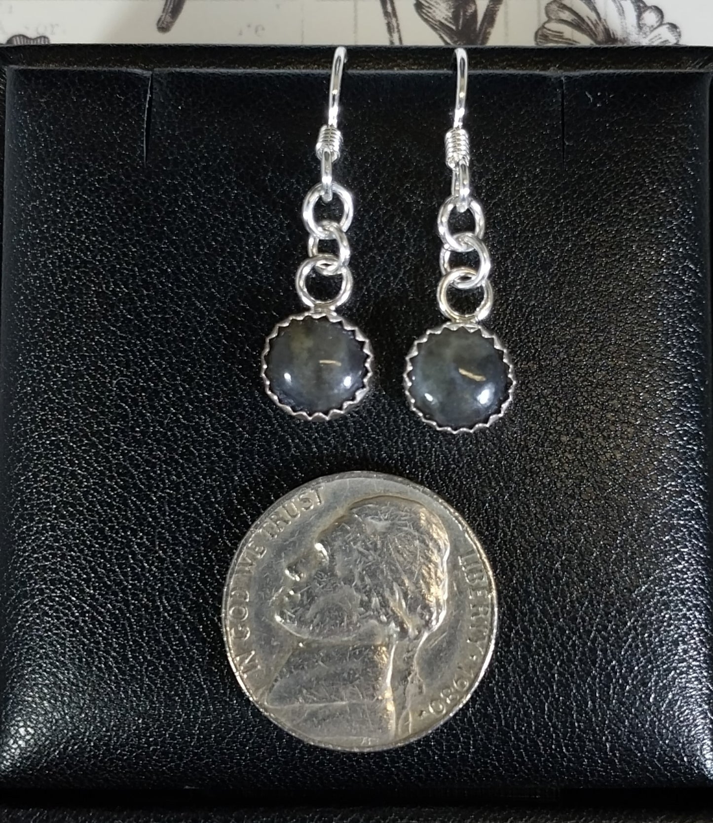 Yooper Lake Superior Agate Earrings Sterling Silver