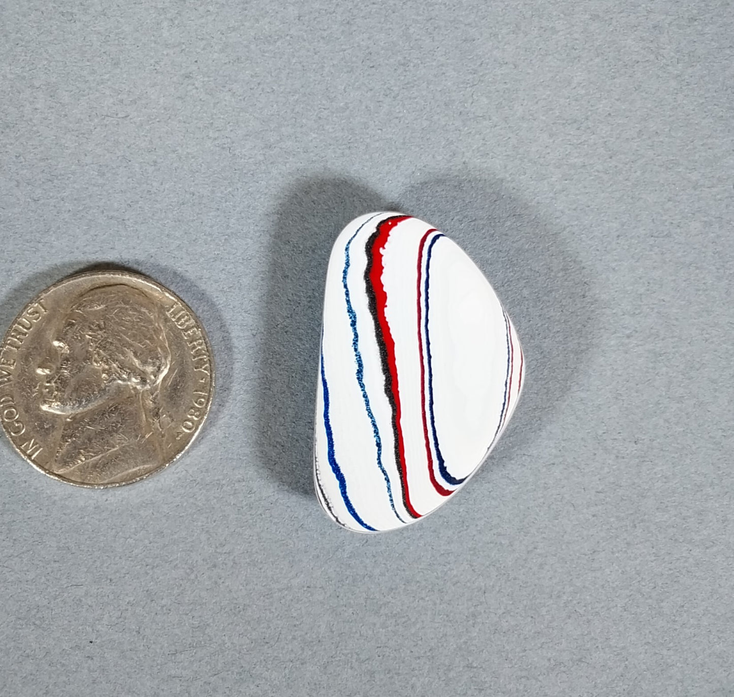 Freeform Fordite Cabochon Great Colors EB49