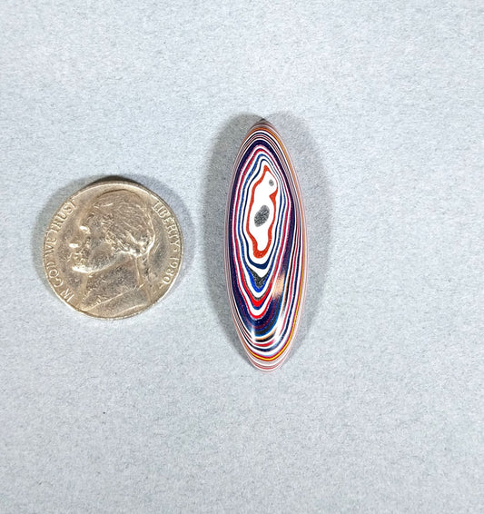 Fordite Cabochon Large Colorful Oval Cabochon EB25