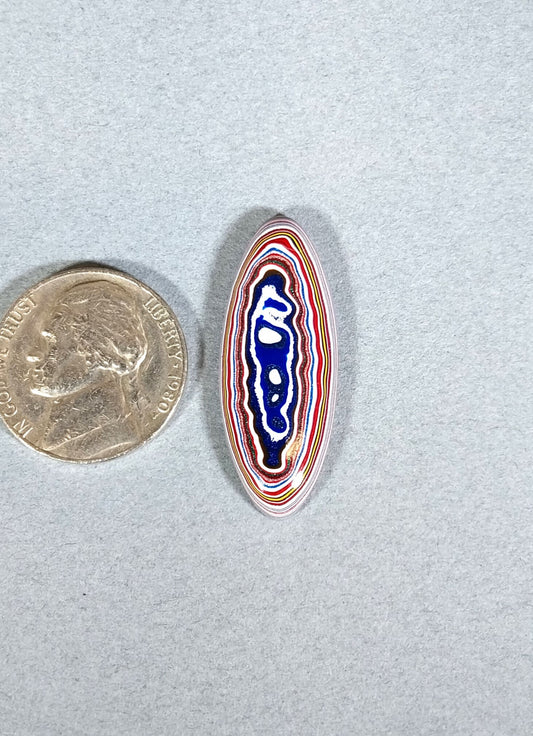 Fordite Cabochon, Colorful Cabochon, Small Domed Oval, Fordite Cabochon for Ring, Small Fordite Cabochon, Small Oval Cabochon