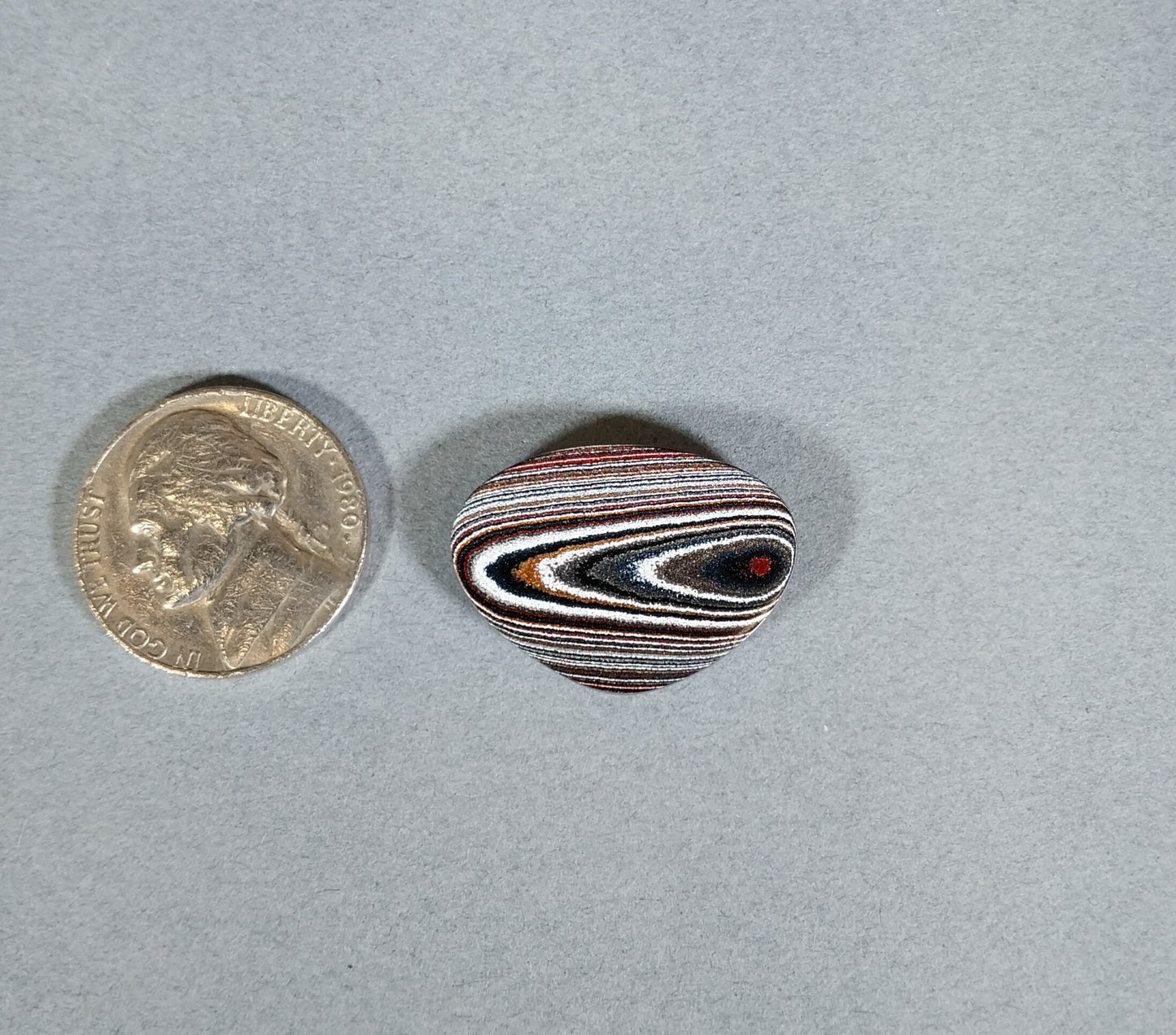 Freeform Fordite Cabochon Mississippi Fordite EB106