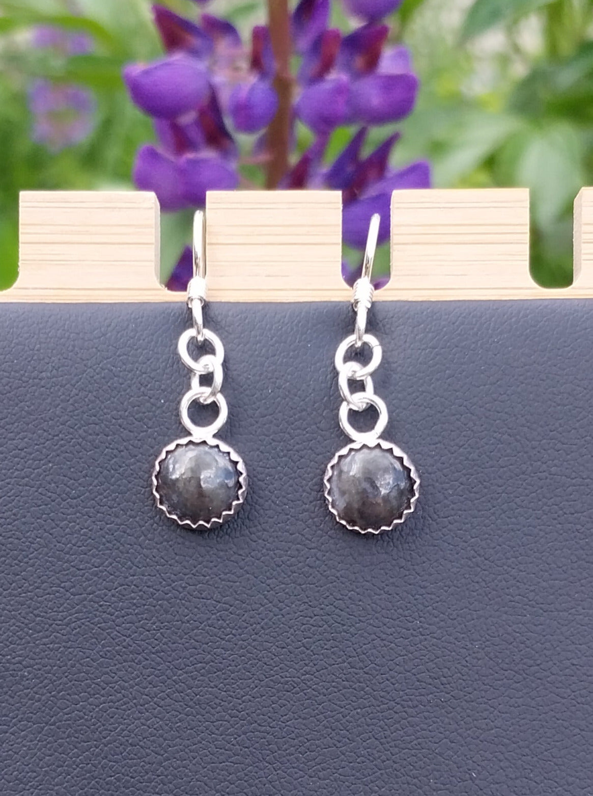 Yooper Lake Superior Agate Earrings Sterling Silver