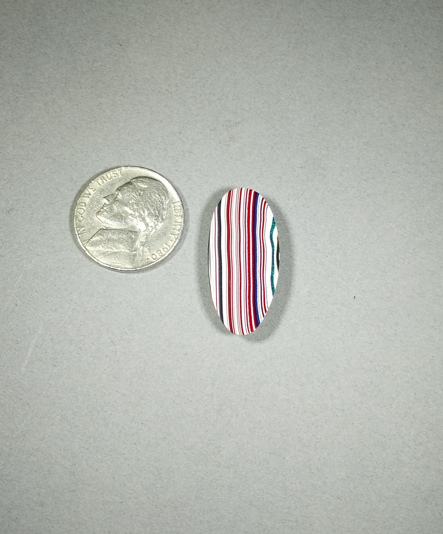 Fordite Cabochon, Semi Truck, Polished Fordite, EB7