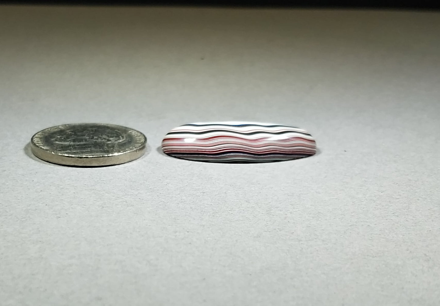 Fordite Cabochon, Semi Truck, Polished Fordite, EB7