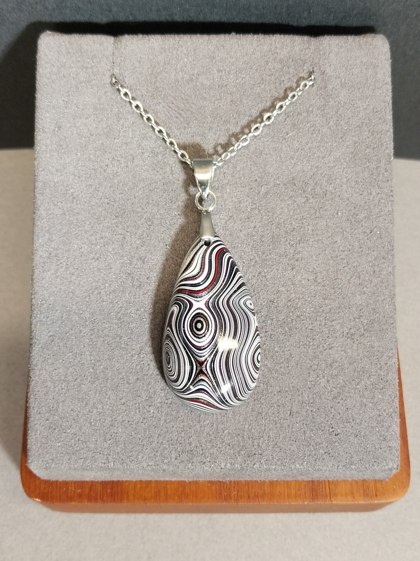 Michigan Fordite Necklace