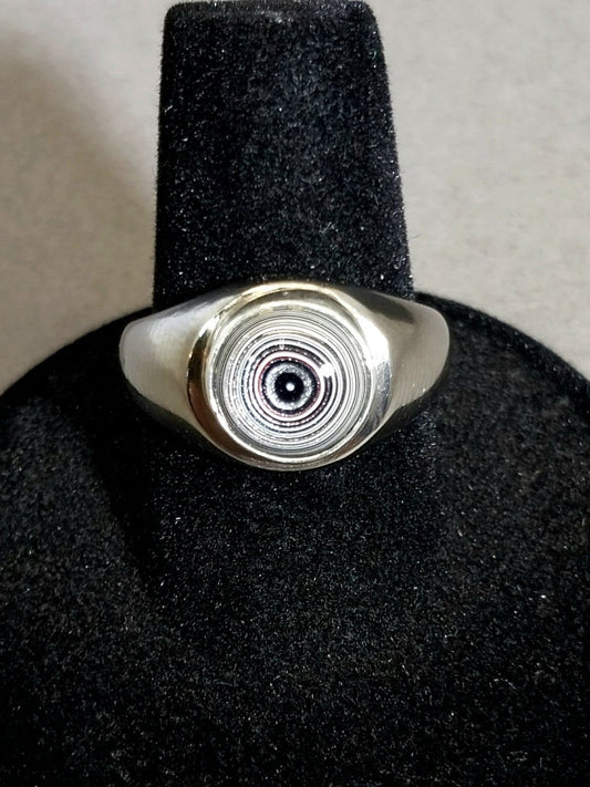 Michigan Fordite Ring Size 8