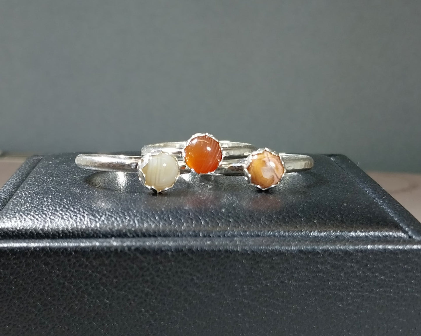 Lake Superior Agate Rings, Choose Your Size!