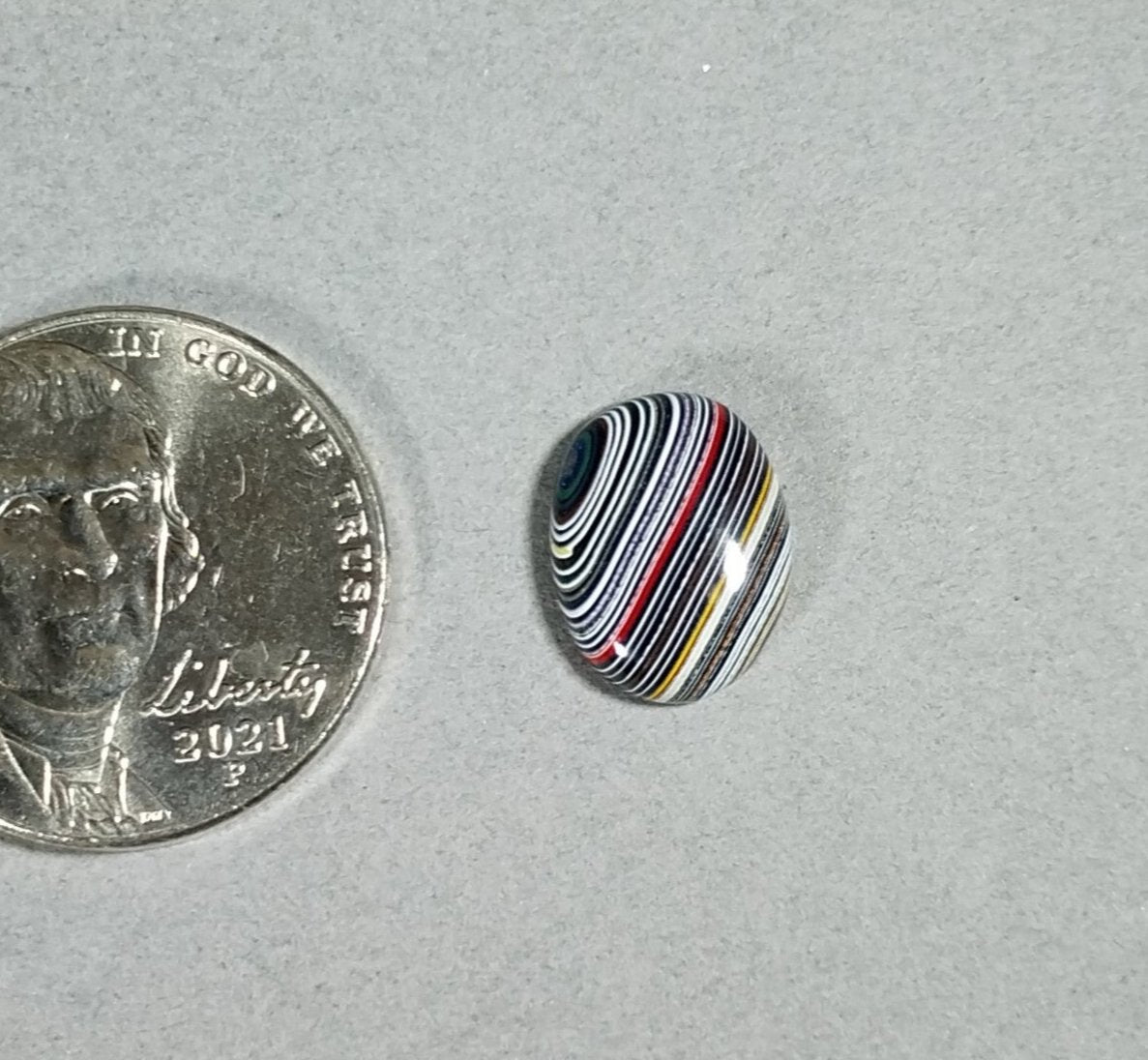 Fordite Cabochon Ring Stone EB48