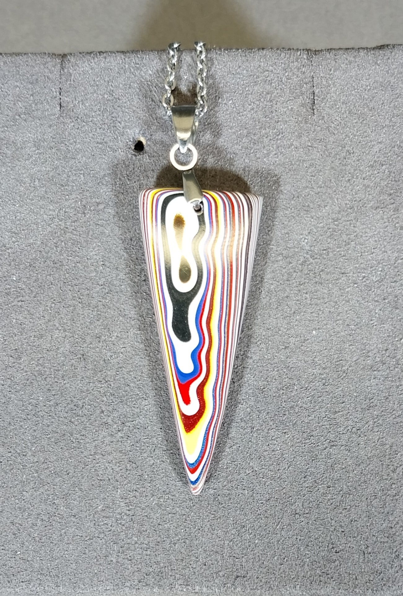 Big Rig Fordite Necklace with Included Chain