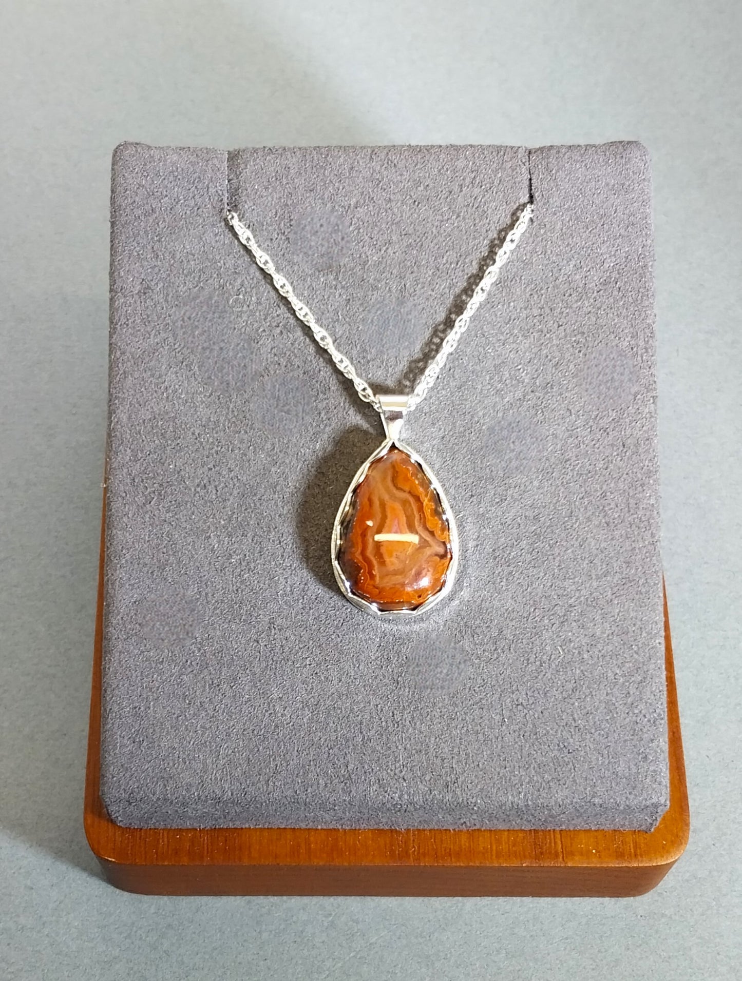 Teepee Canyon South Dakota Agate Sterling Silver