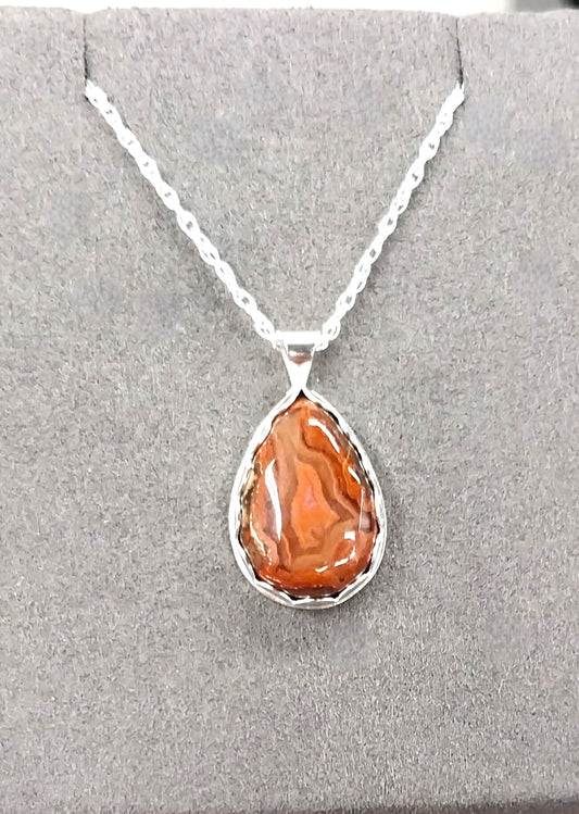 Teepee Canyon South Dakota Agate Sterling Silver