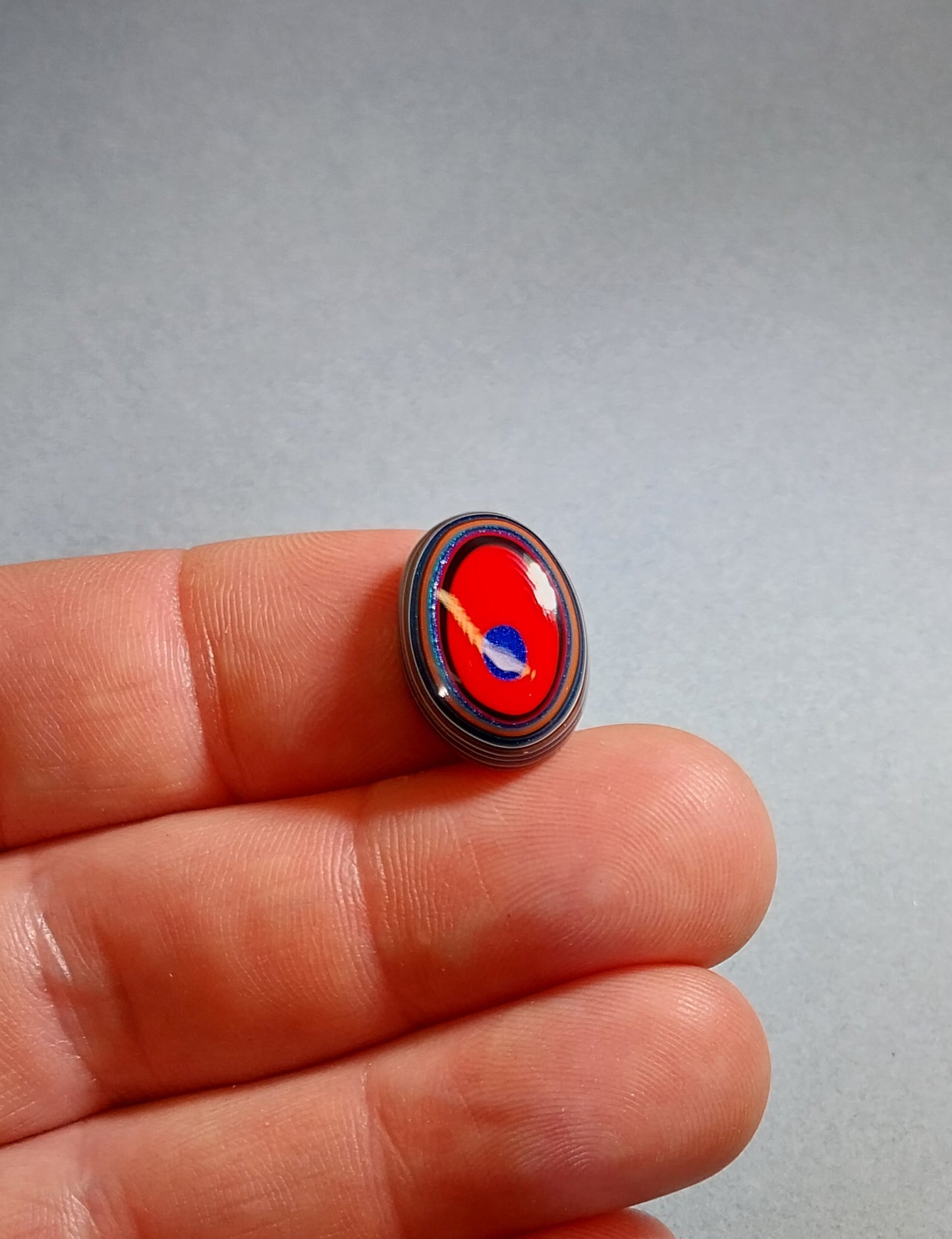 Fordite Cabochon, Ohio Motor Agate, Polished Fordite, EB40