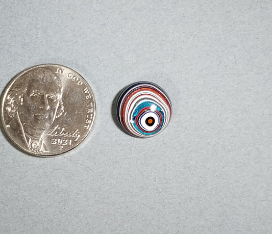 Fordite Cabochon, Pick up Truck Fordite from Michigan, Fordite Round Cabochon, Cabochon, Fordite Gemstone, Gemstone