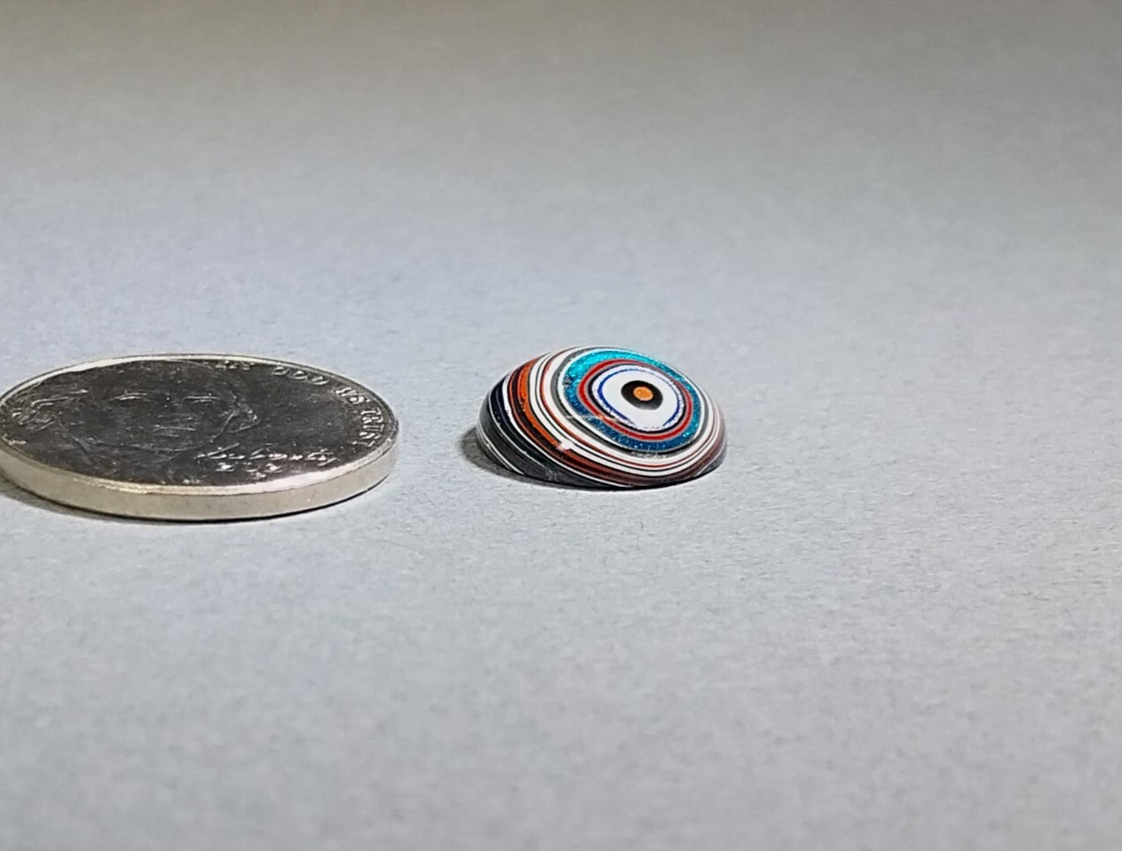 Fordite Cabochon, Pick up Truck Fordite from Michigan, Fordite Round Cabochon, Cabochon, Fordite Gemstone, Gemstone