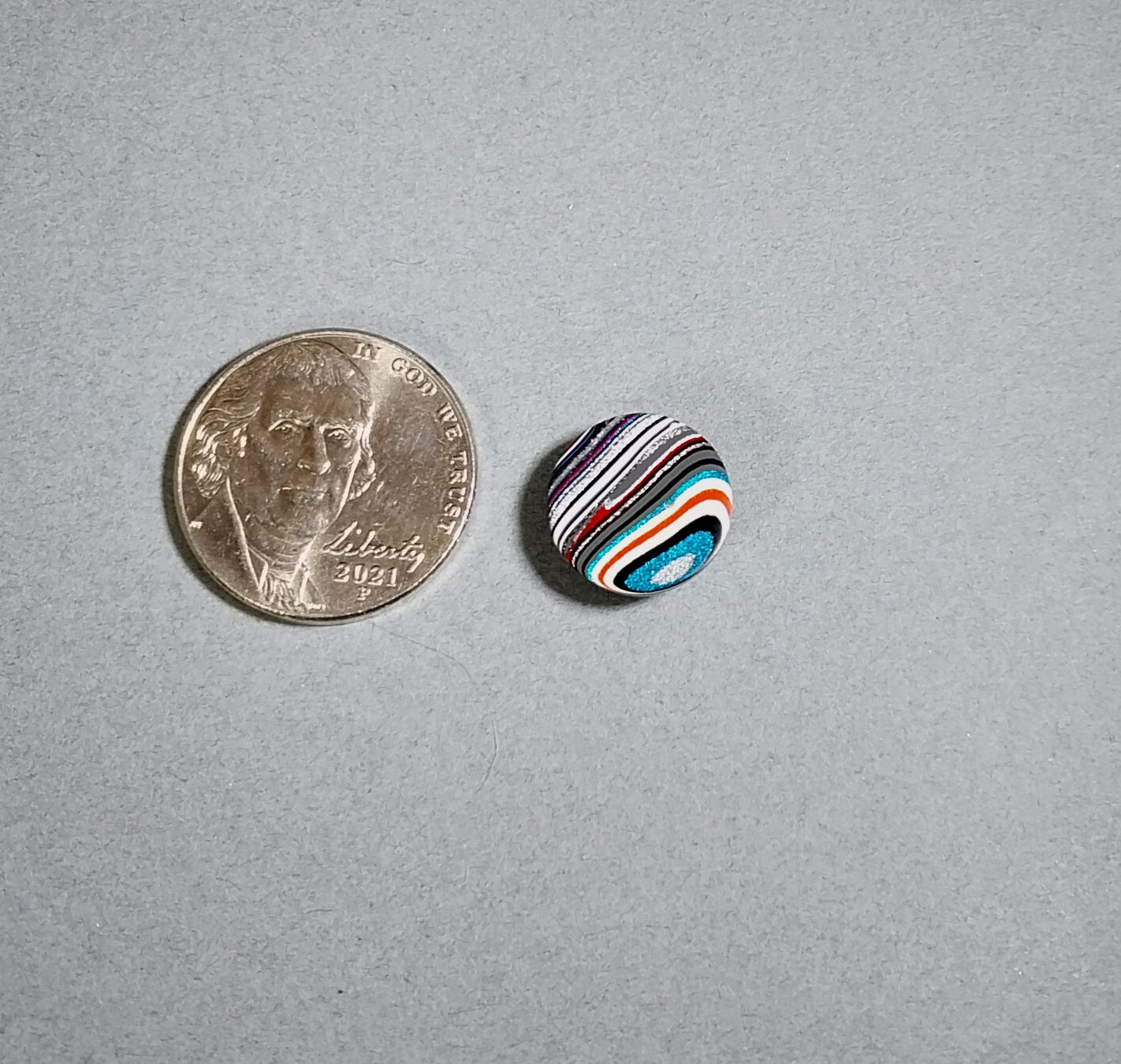 Fordite Cabochon, Pick up Truck Fordite from Michigan, Fordite Round Cabochon, Cabochon, Fordite Gemstone, Gemstone