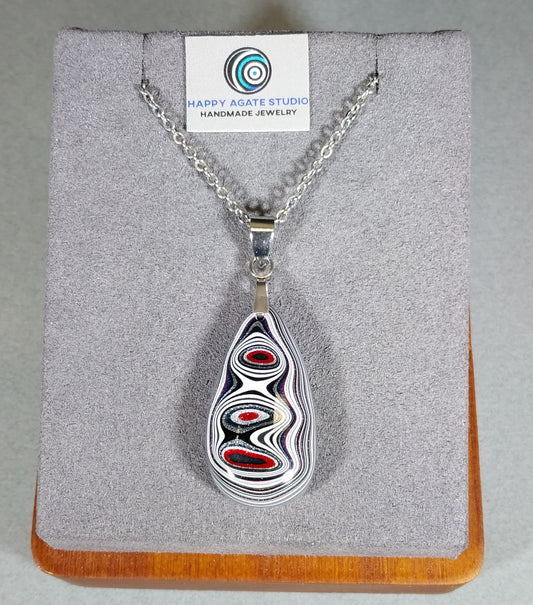 Michigan Fordite Necklace