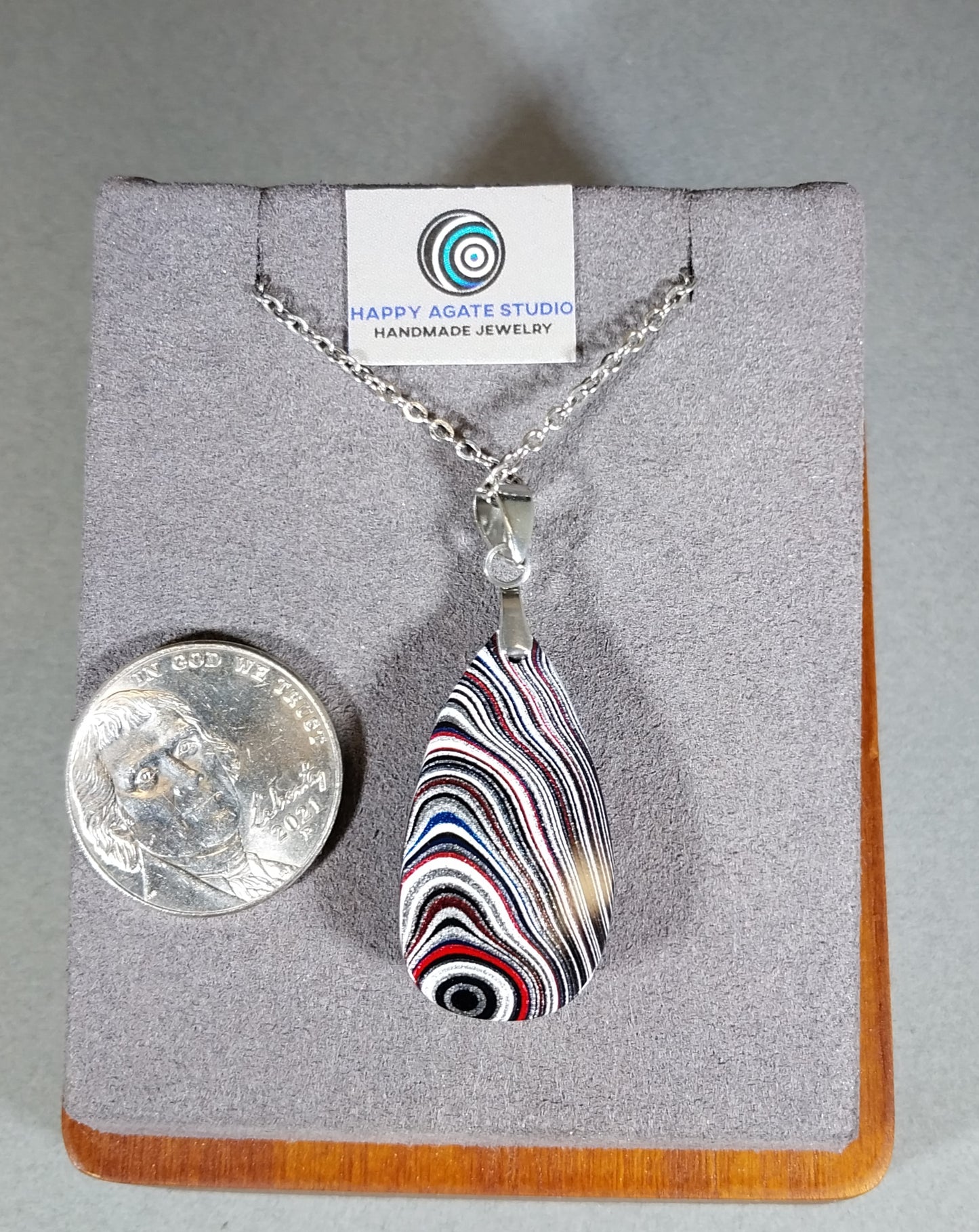 Michigan Fordite Necklace