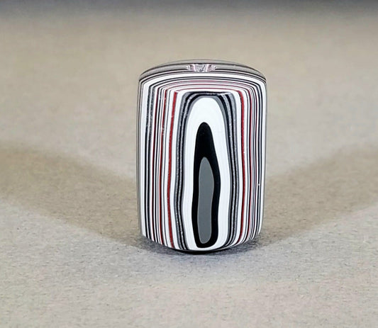 Fordite Bead for Jewelry or Knife Making