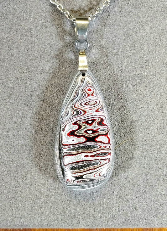 Michigan Fordite Necklace