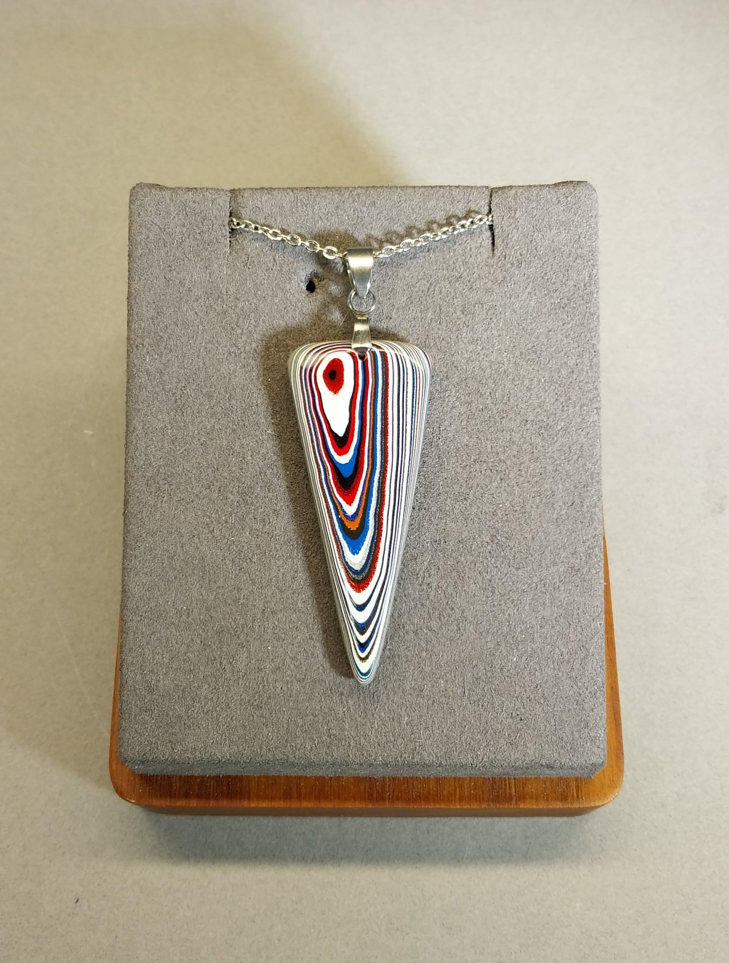 Big Rig Fordite Necklace with Included Chain